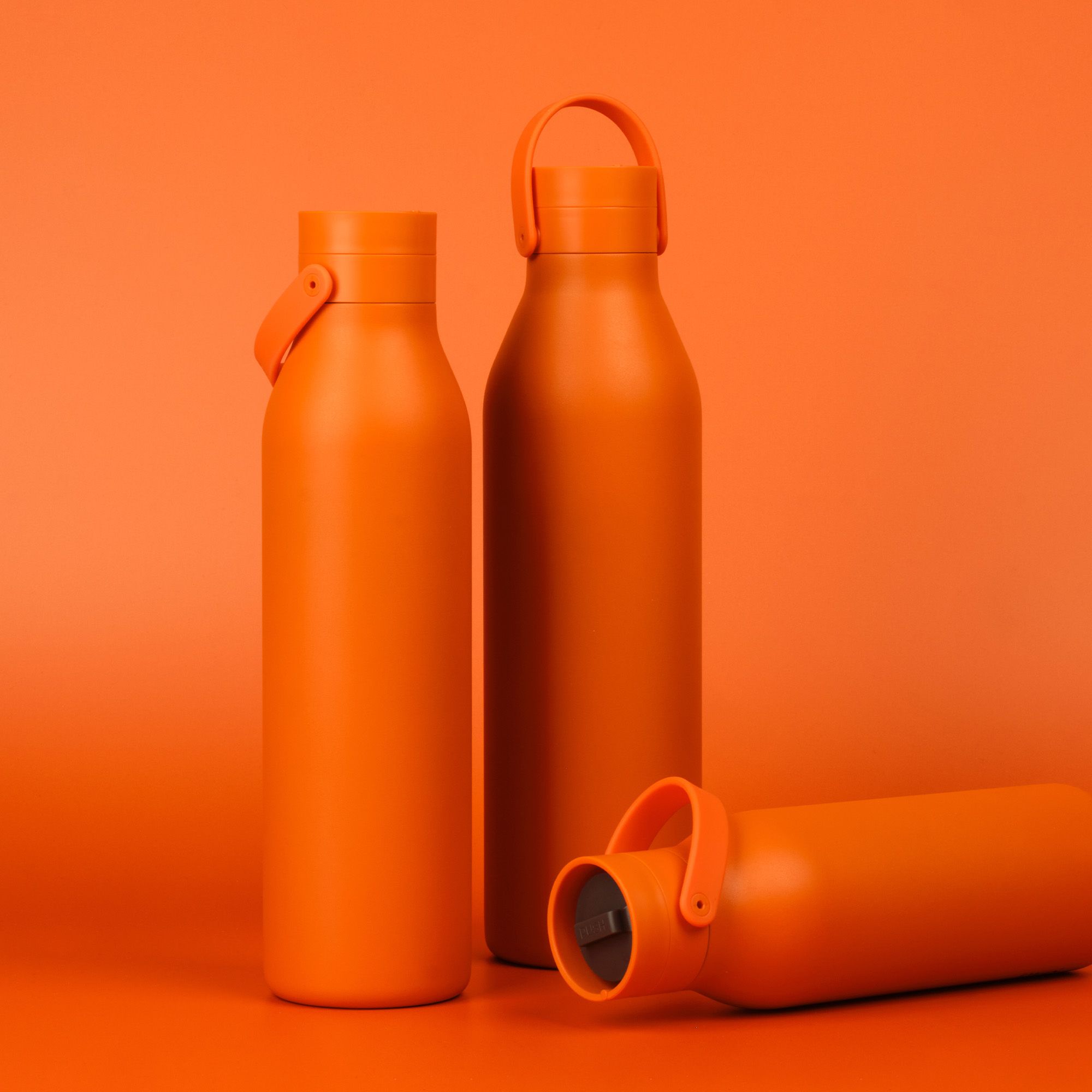 Circular&Co Website_ Stainless Steel_Reusable Bottle_ Sunrise Orange _1 Circular&Co Reusable Stainless Steel Water Bottle Sunrise Orange