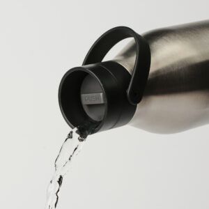 Circular&Co Website_ Stainless Steel_Reusable Bottle_Uncoated Ink_3 Circular&Co Reusable Stainless Steel Water Bottle Uncoated Ink Black